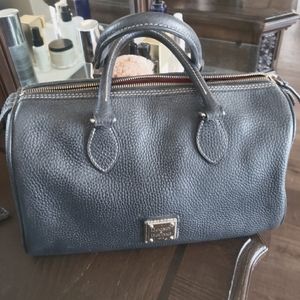 Dooney and Bourke black  leather bag